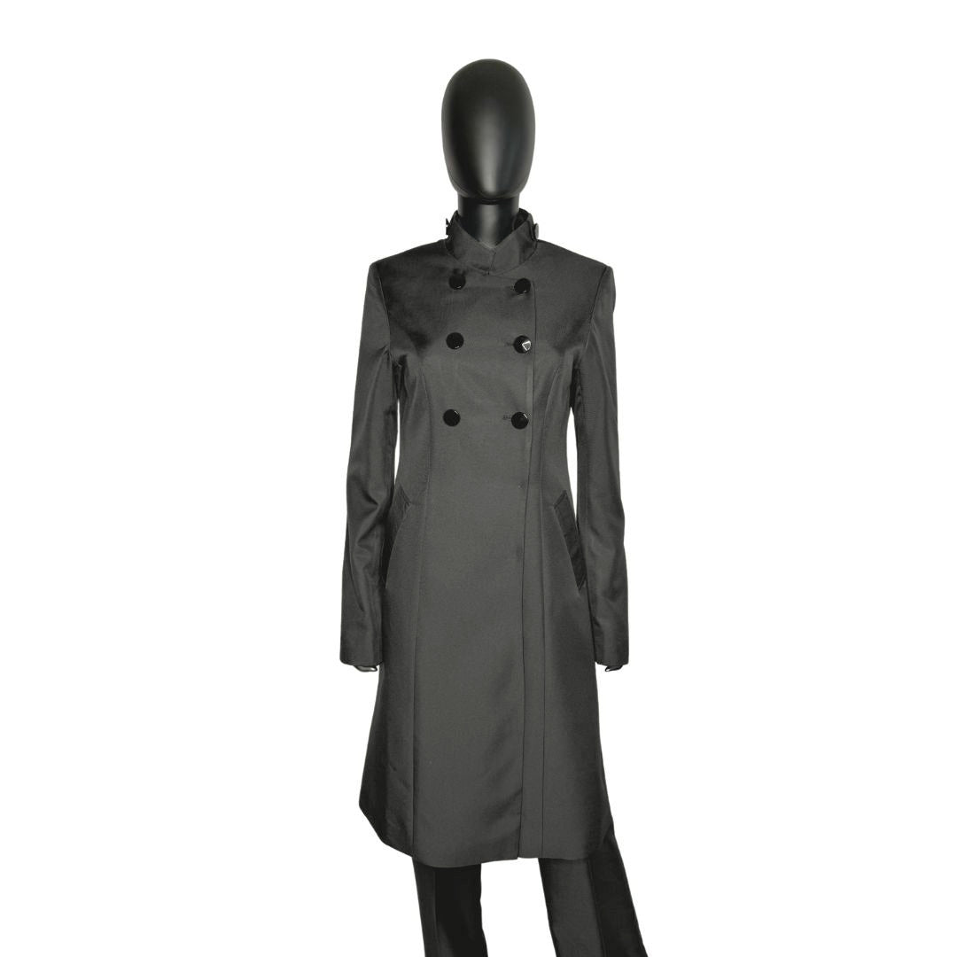 Whole body front view of the Queen three-piece quiet shade garment on a mannequin, designed for Muslim sisters in the Nation of Islam who value women's modest clothing.