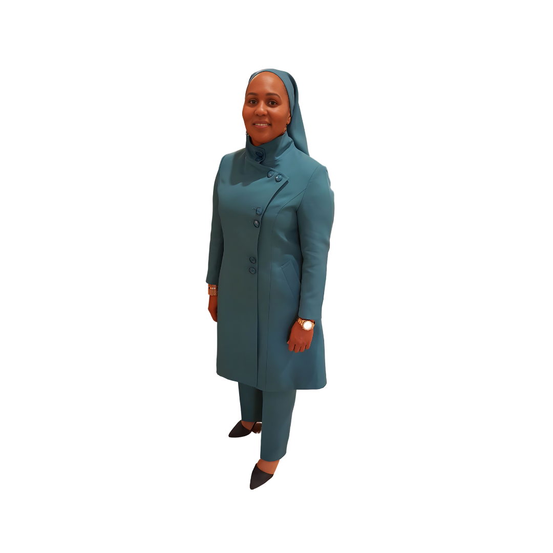 Aminah Modest High-Collar Outfit for Muslim Women Kameelah's Closet Aminah Modest High-Collar Outfit for Muslim Women Kameelah's Closet
