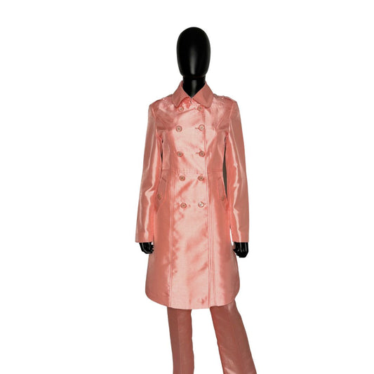 Whole body front view of the Warrior three-piece rosewater glow garment on a mannequin, designed for Muslim sisters in the Nation of Islam who value women's modest clothing.